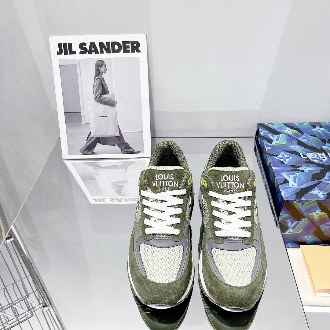 Louis Vuitton Run Away Sneaker Monogram Material Brown For Women LV - Soul Replicas