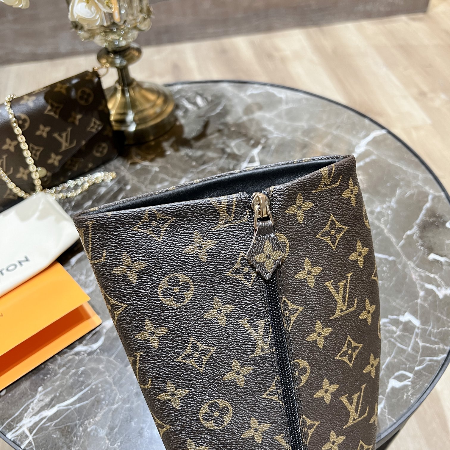 Louis Vuitton Women's Bottine Silhouette Brown For Women LV - Soul Replicas