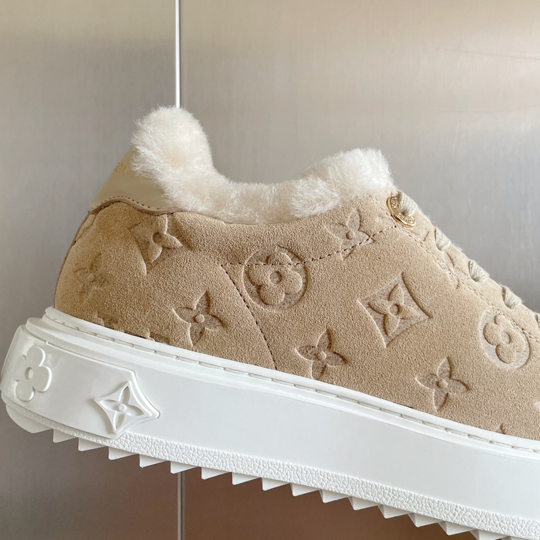 Louis Vuitton Women's Time Out Sneaker Beige For Women LV - Soul Replicas