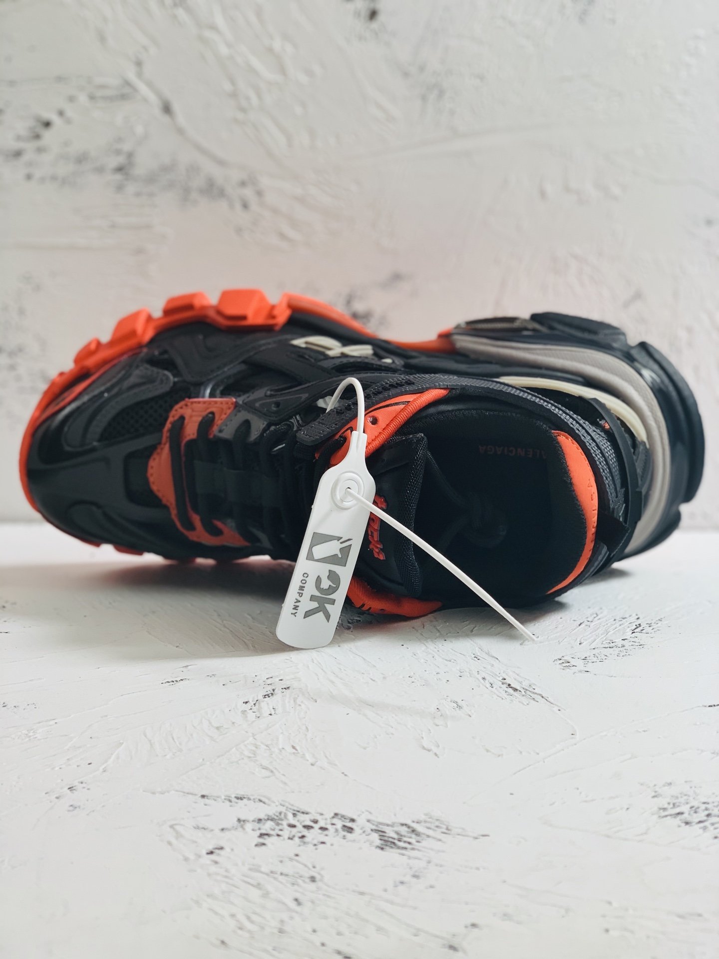 Balenciaga Track.2 Clear Sole Trainers Black For Women - Soul Replicas