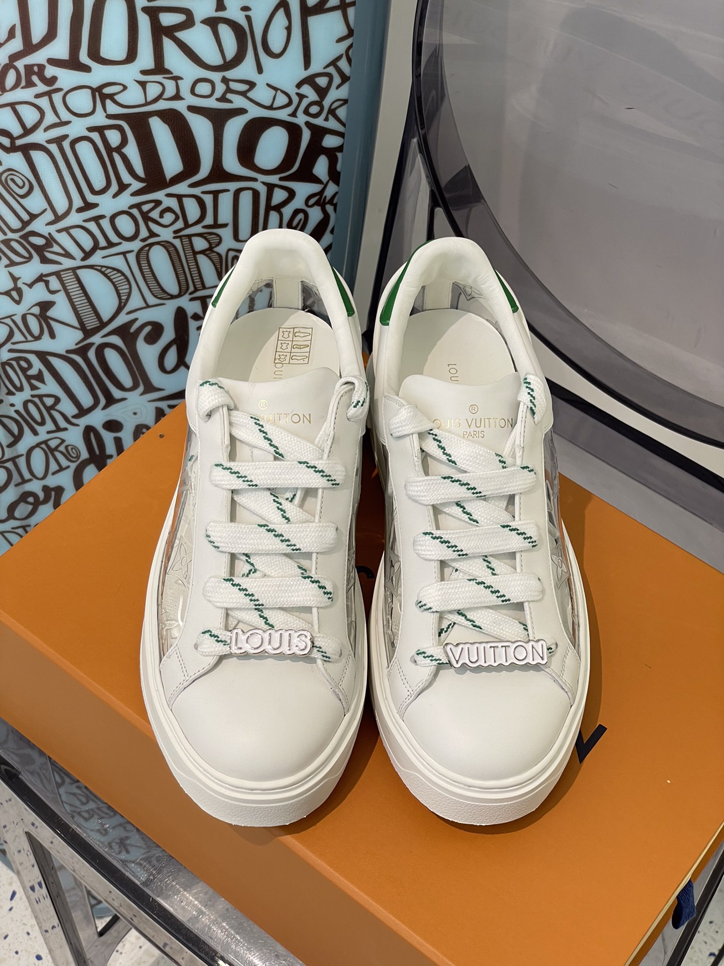 Louis Vuitton Women's Time Out Sneaker Green For Women LV - Soul Replicas