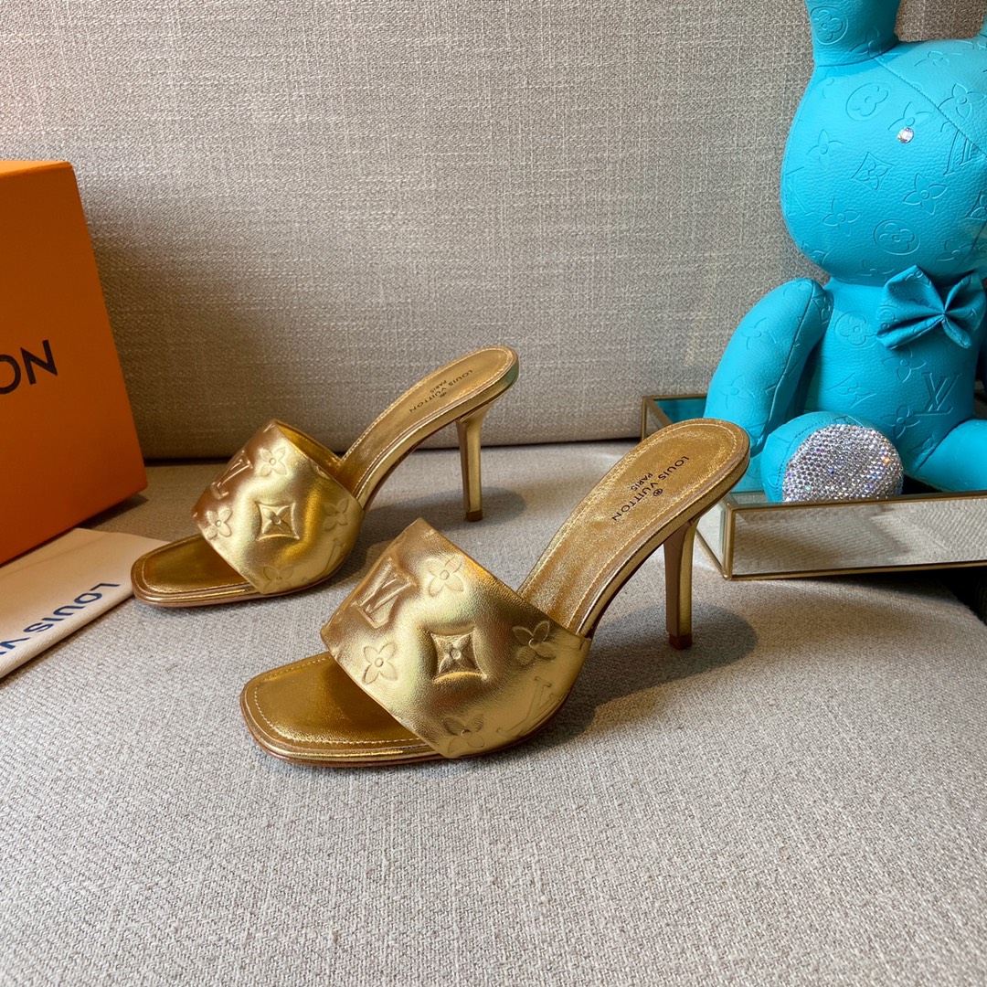Louis Vuitton Women's Revival Mule Gold For Women LV 1A9Q5K - Soul Replicas