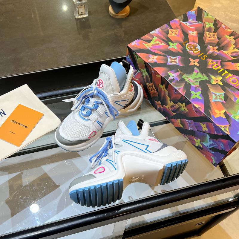 Louis Vuitton Women's LV Archlight Sneaker Blue And White For Women LV - Soul Replicas