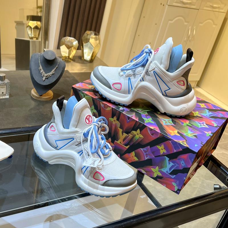 Louis Vuitton Women's LV Archlight Sneaker Blue And White For Women LV - Soul Replicas