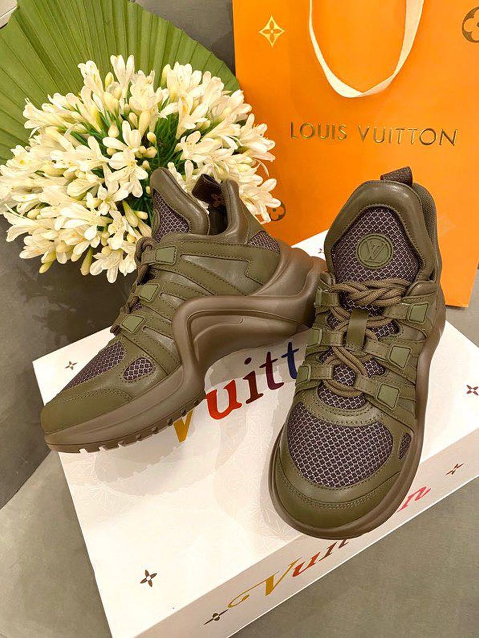 Louis Vuitton LV Archlight Sneaker Green For Women LV - Soul Replicas