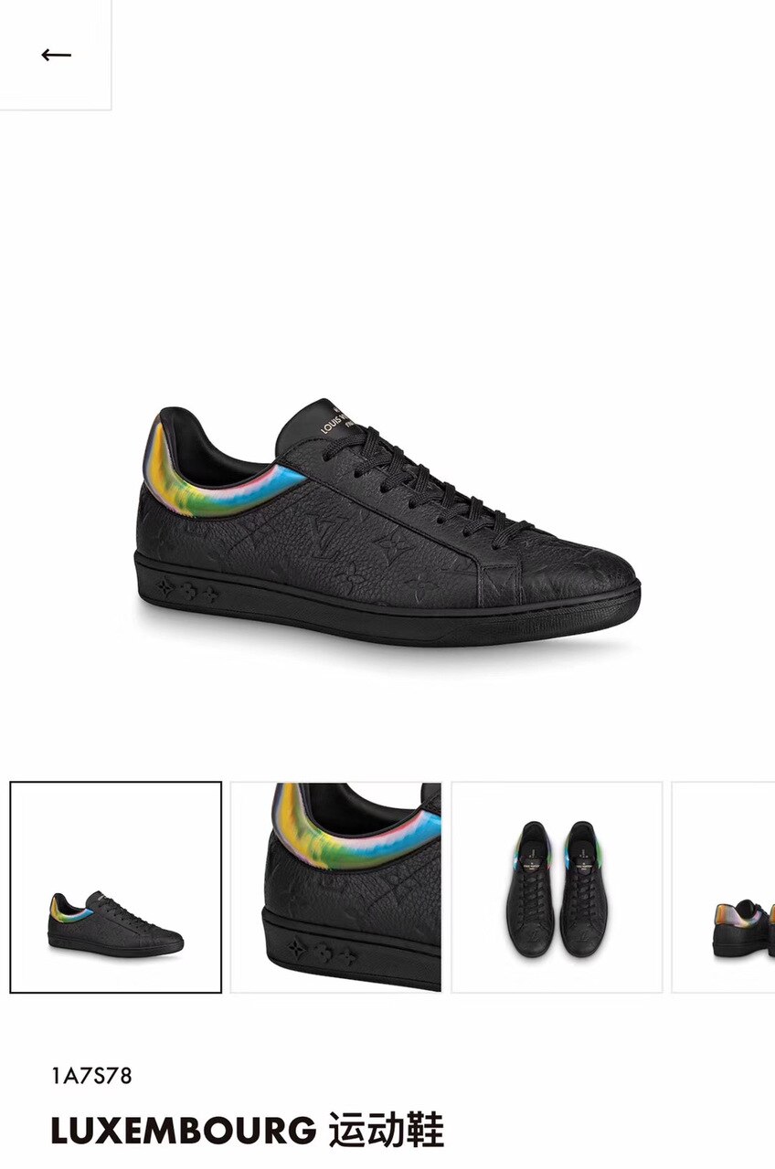 Louis Vuitton Luxembourg Sneaker Monogram Canvas Black For Women LV - Soul Replicas