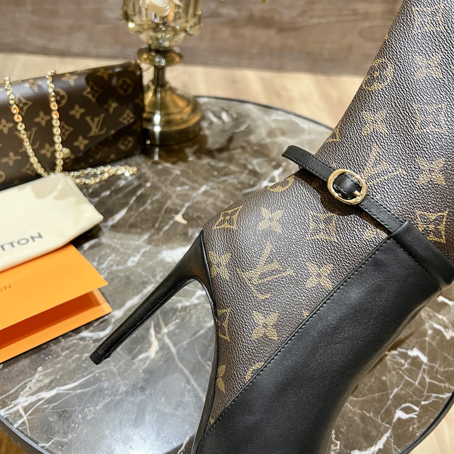 Louis Vuitton Women's Bottine Silhouette Brown For Women LV - Soul Replicas