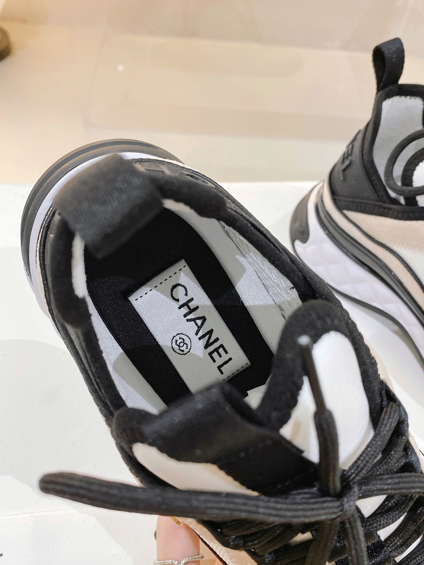 Chanel Women's Sneakers Beige For Women - Soul Replicas