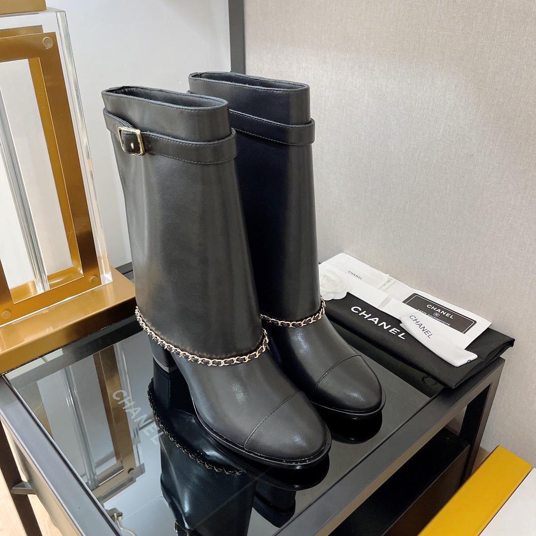 Chanel Women's Ankle Boots Black For Women 2in/5cm - Soul Replicas