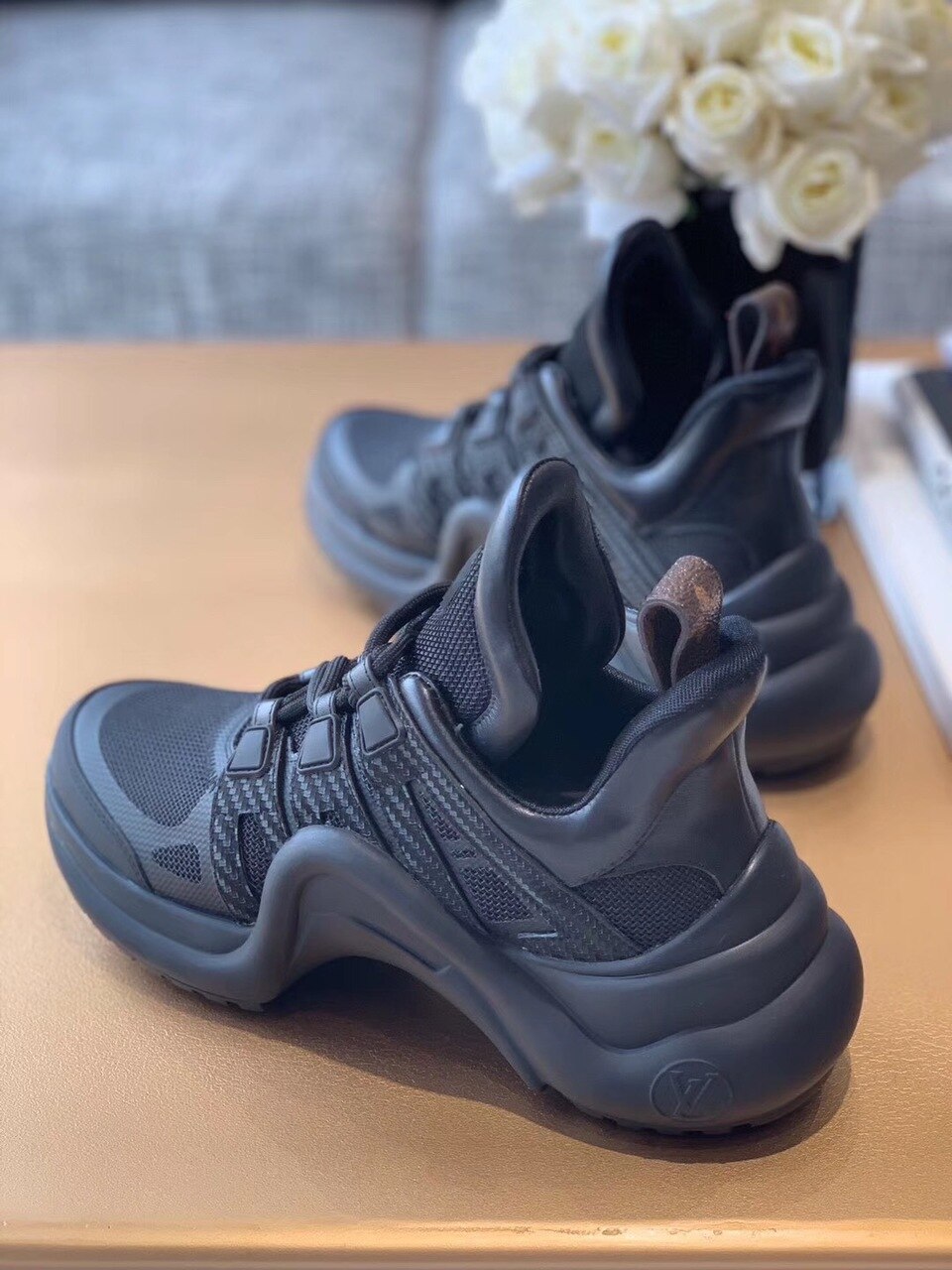 Louis Vuitton LV Archlight Sneaker Technical Fabrics Black For Women LV - Soul Replicas