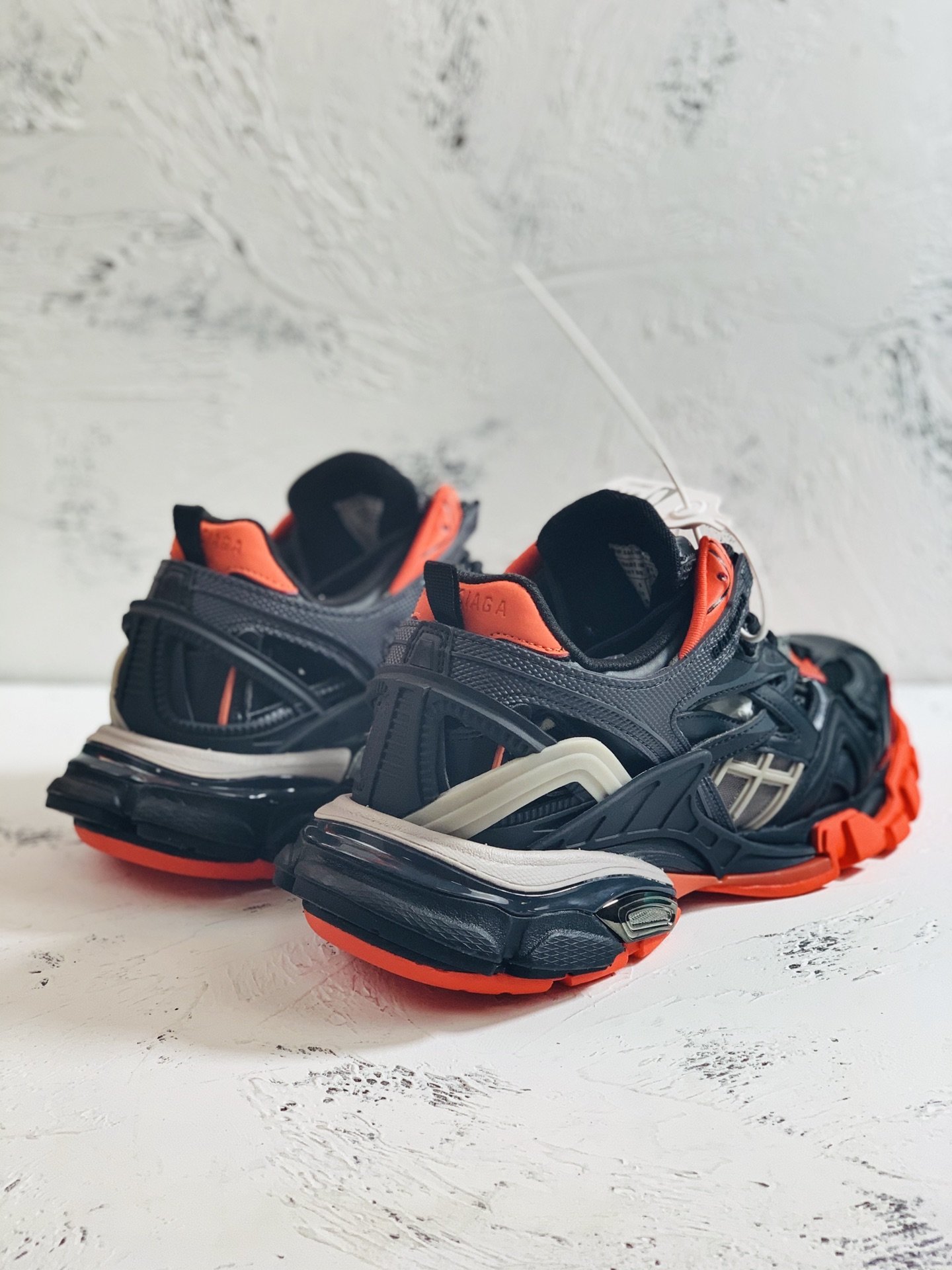 Balenciaga Track.2 Clear Sole Trainers Black For Women - Soul Replicas