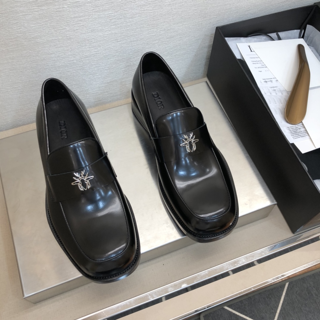 Christian Dior Timeless Loafer Black For Men CD - Soul Replicas