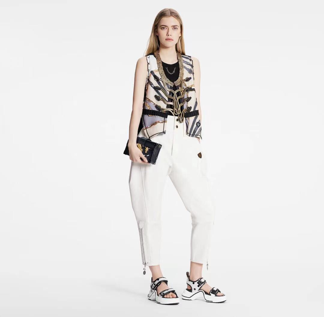 Louis Vuitton Women's LV Archlight Flat Sandal Black For Women LV 1AA0PZ - Soul Replicas