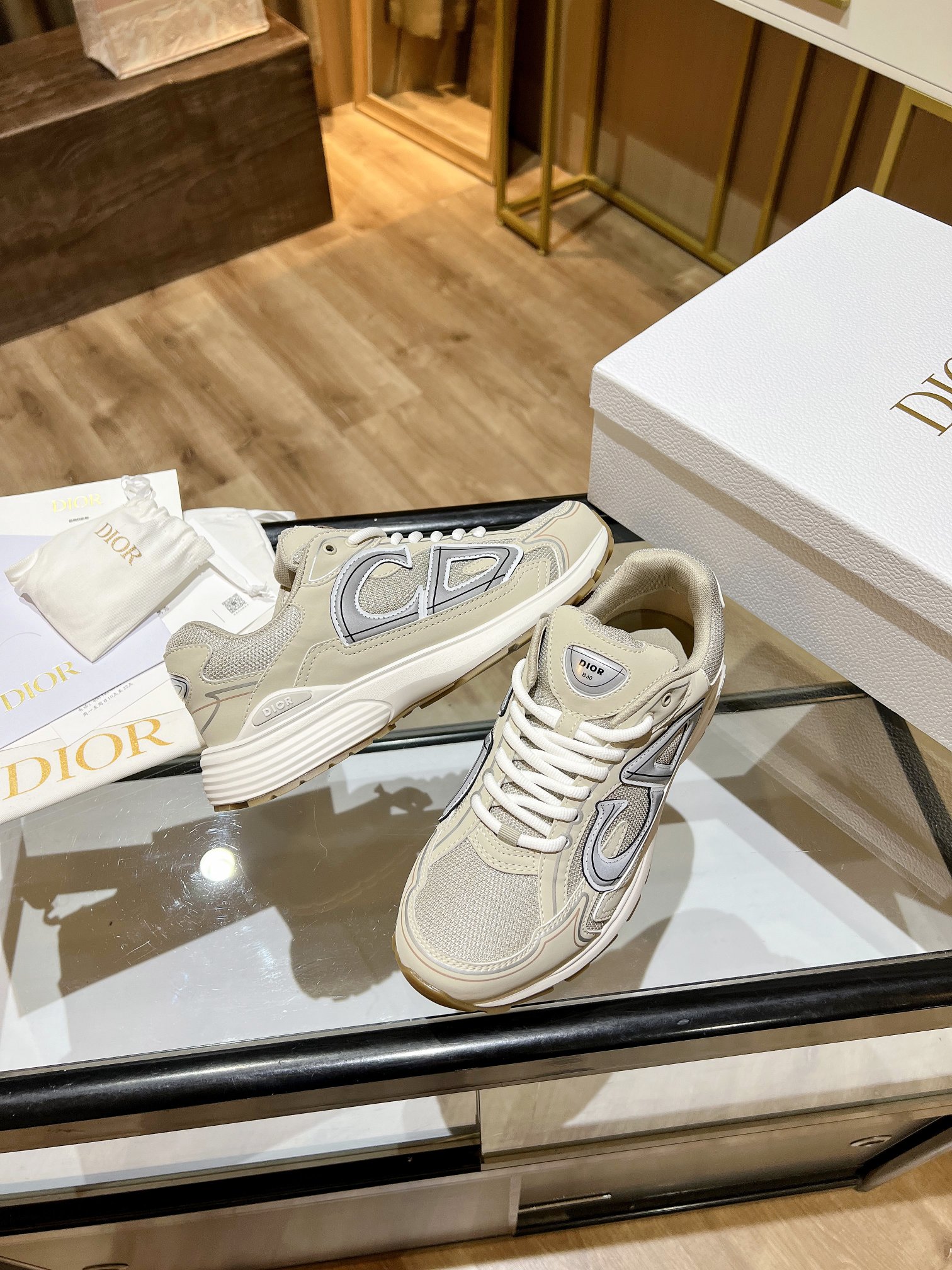 Christian Dior B23 Sneaker Grey For Men CD - Soul Replicas