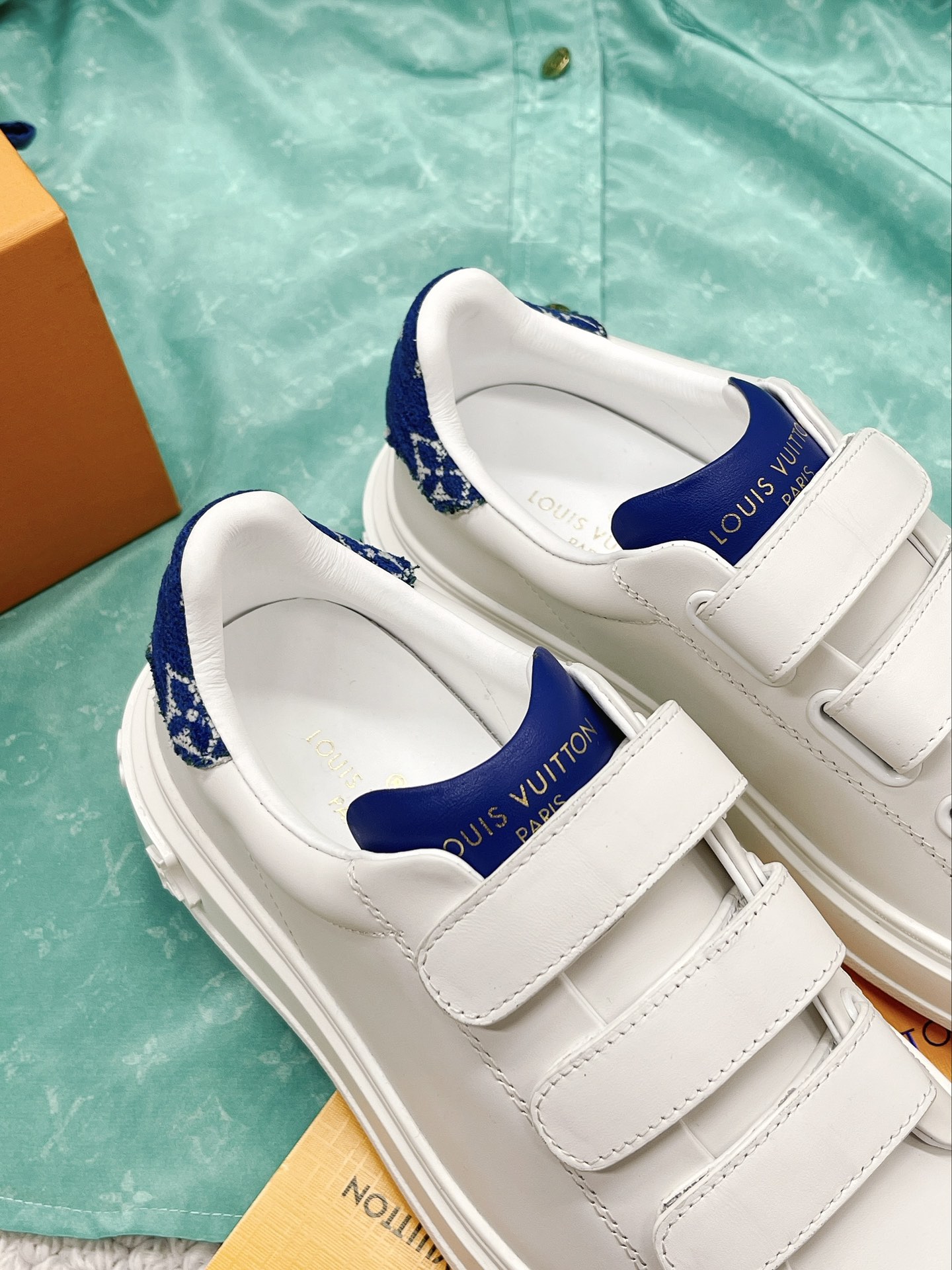 Louis Vuitton Women's Time Out Sneaker Blue For Women LV 1AADQ0 - Soul Replicas