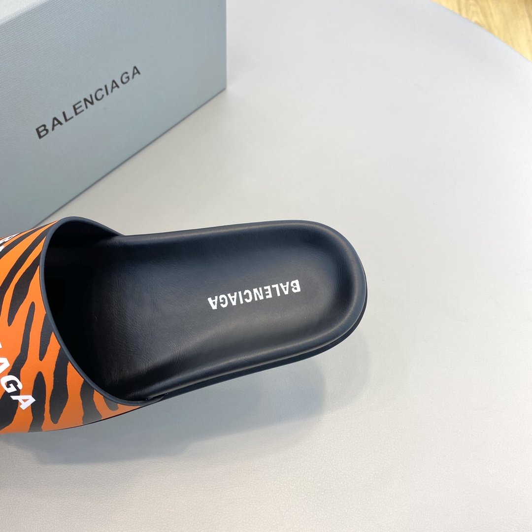 Balenciaga Slide Sandal Orange For Women - Soul Replicas