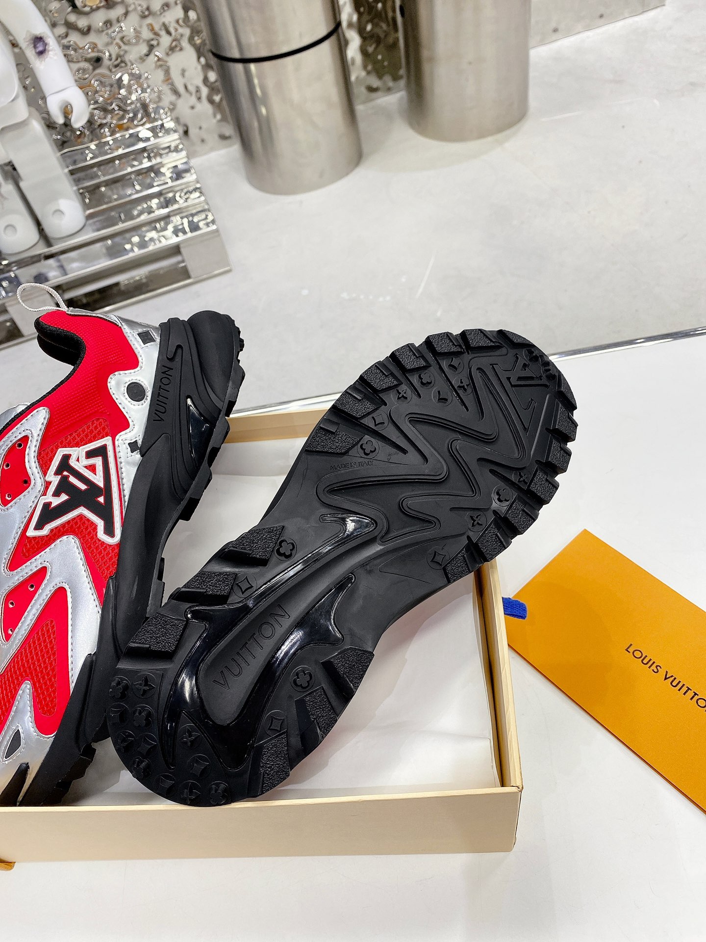 Louis Vuitton Women's LV Runner Tatic Sneaker Red For Women LV - Soul Replicas