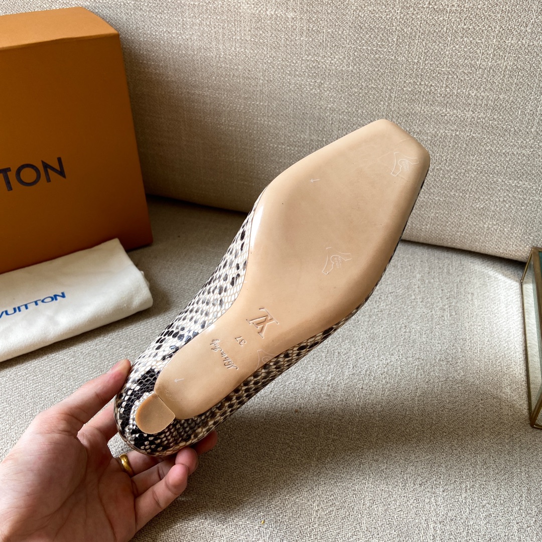 Louis Vuitton Women's Rotary Pump Grey For Women LV - Soul Replicas