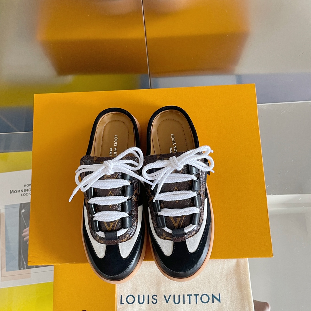 Louis Vuitton Women's Lous Sneakers Beige For Women LV - Soul Replicas