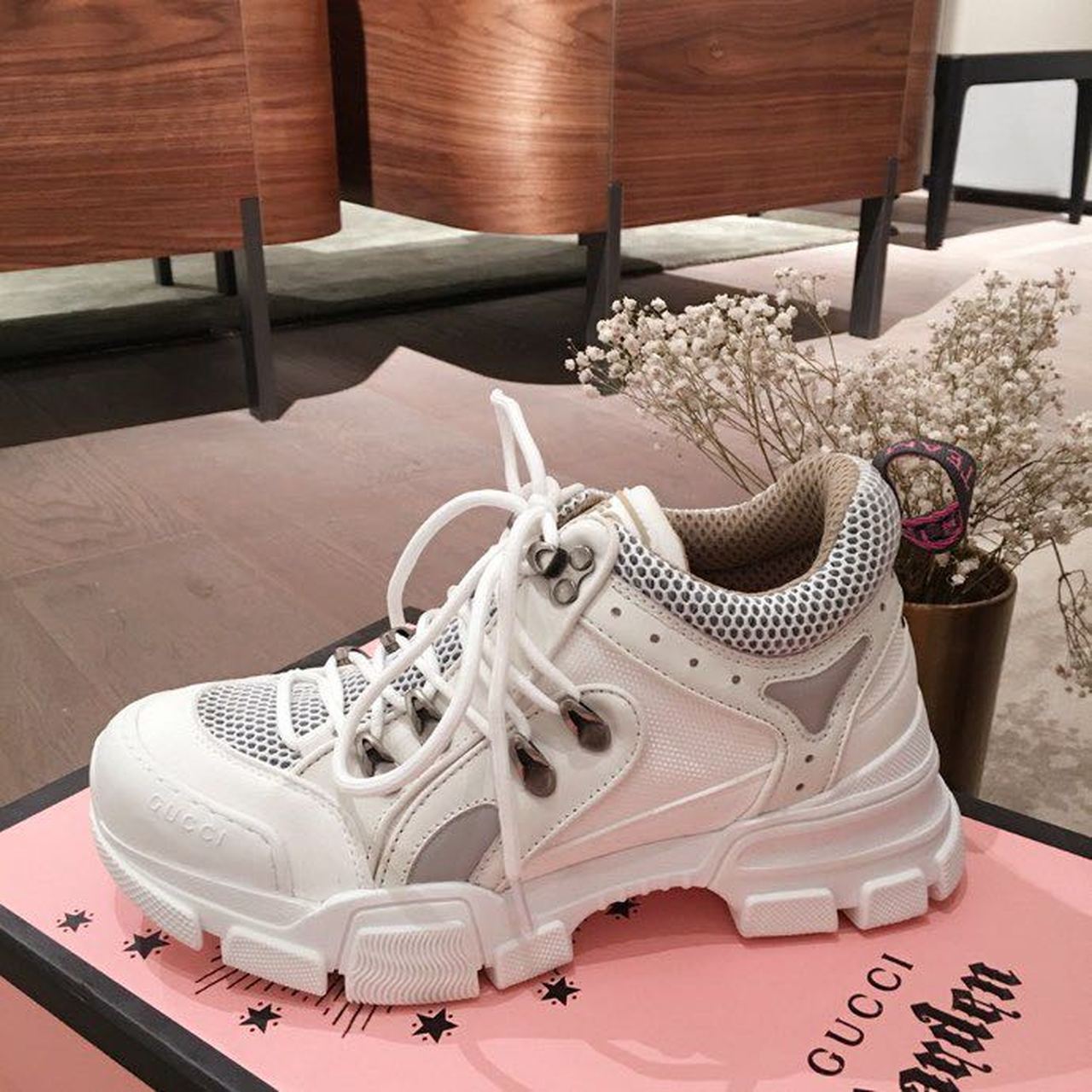 Gucci Flashtrek Gucci Sneakers White For Women Gucci - Soul Replicas