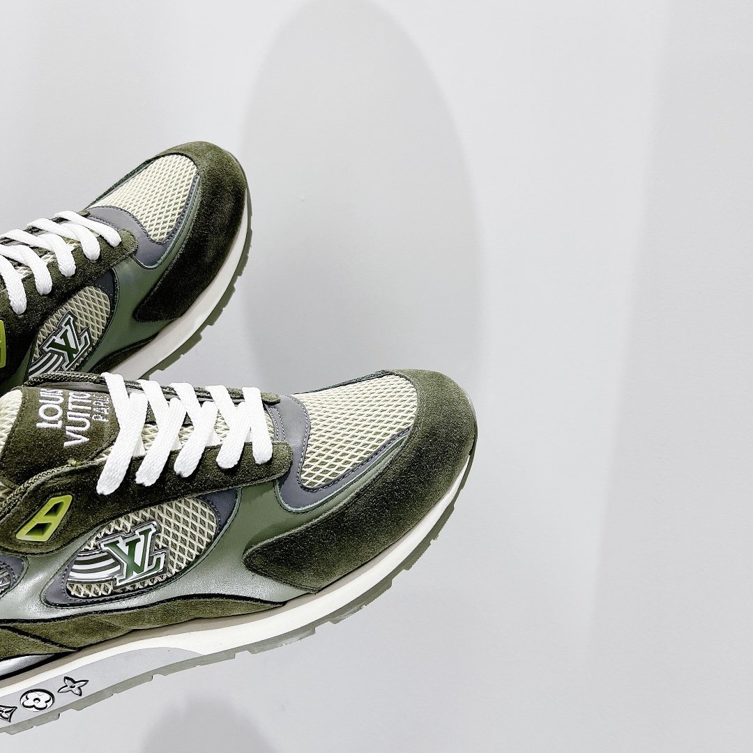 Louis Vuitton Run Away Sneaker Monogram Material Brown For Women LV - Soul Replicas