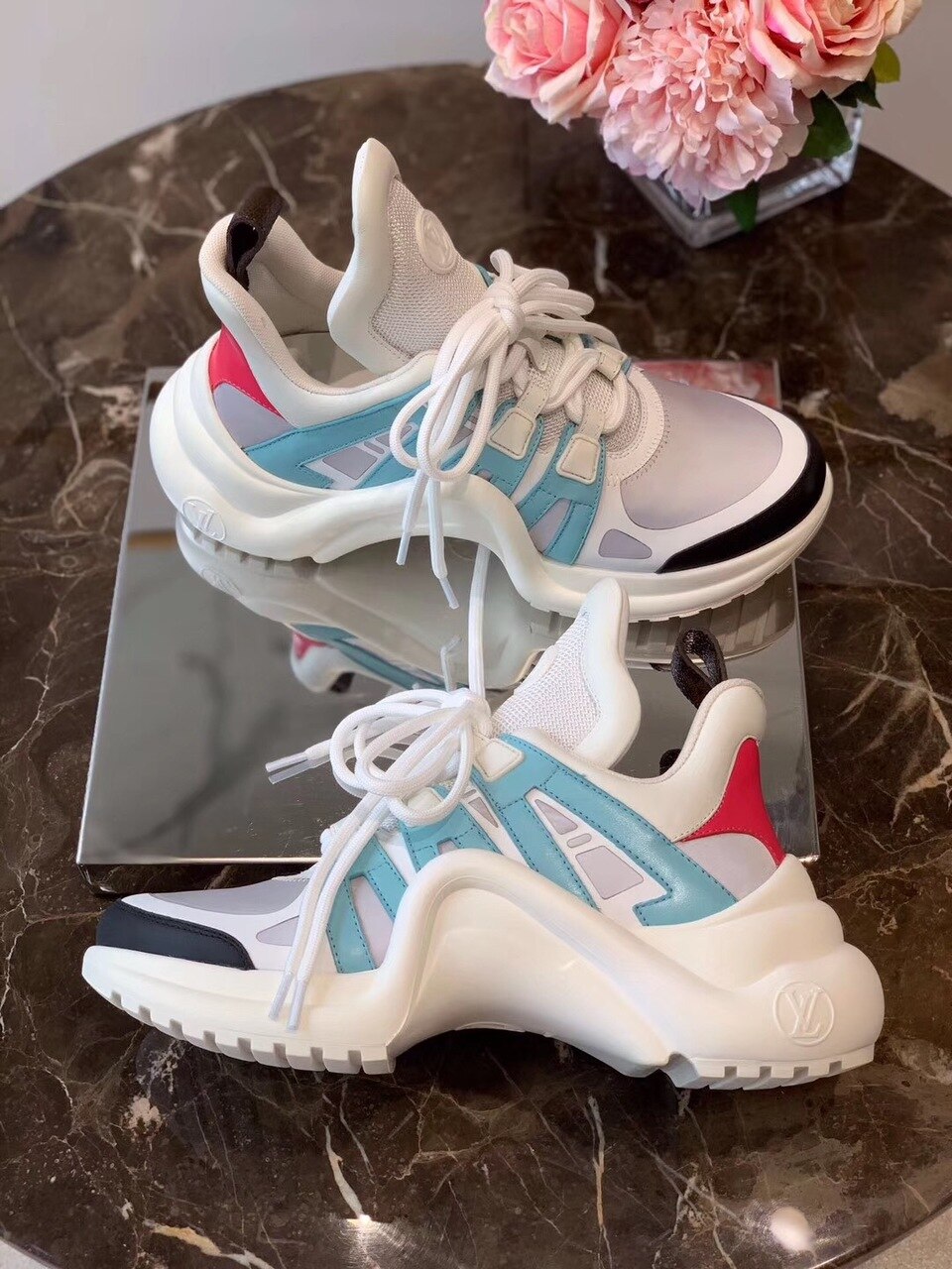 Louis Vuitton LV Archlight Technical Fabrics Light Blue For Women LV 1A7QA8 - Soul Replicas