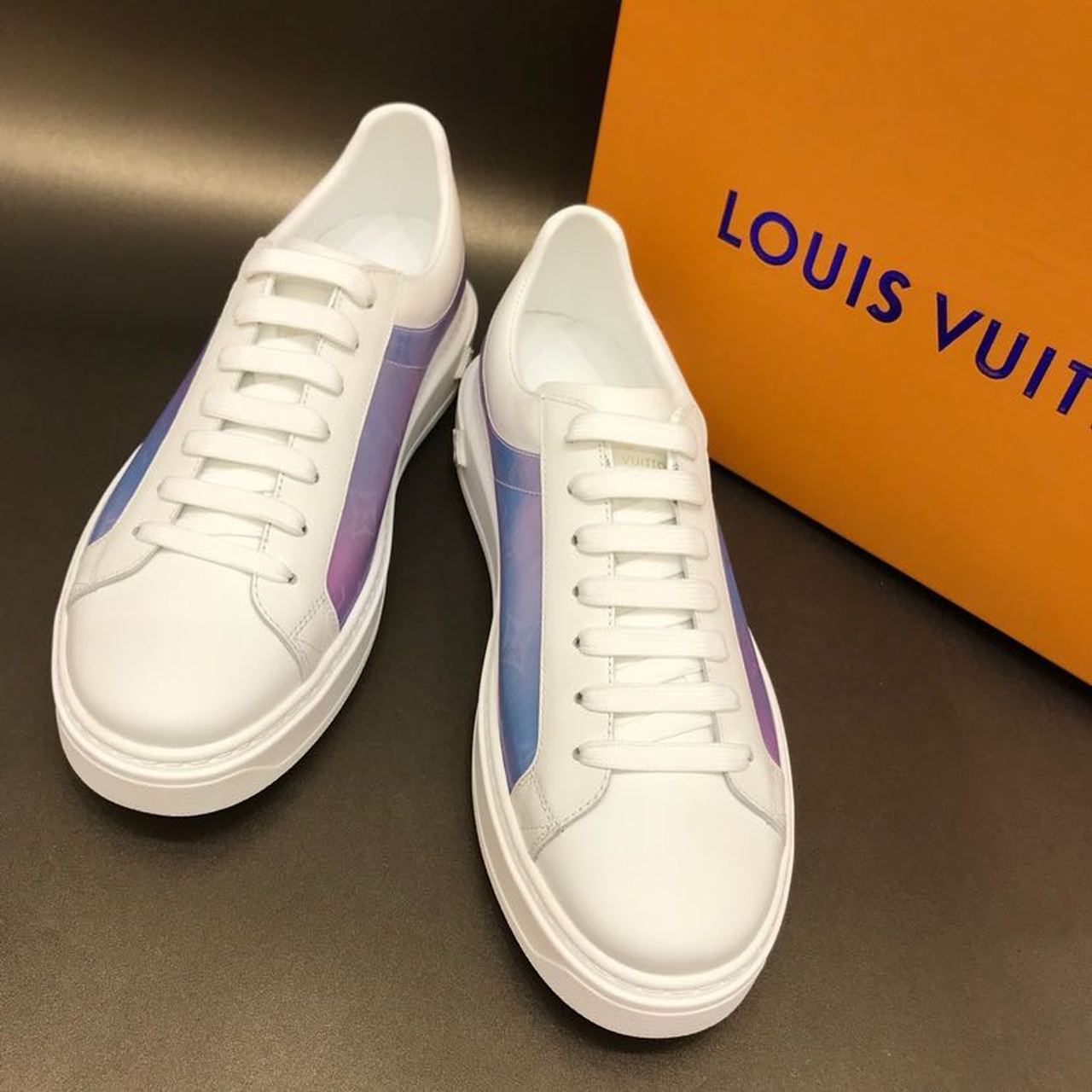 Louis Vuitton Time Out Sneaker White/Multi For Women LV - Soul Replicas