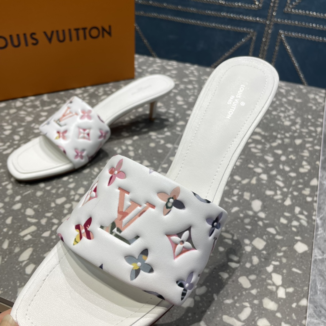 Louis Vuitton Women's Revival Mule White For Women LV 1AAP7M - Soul Replicas