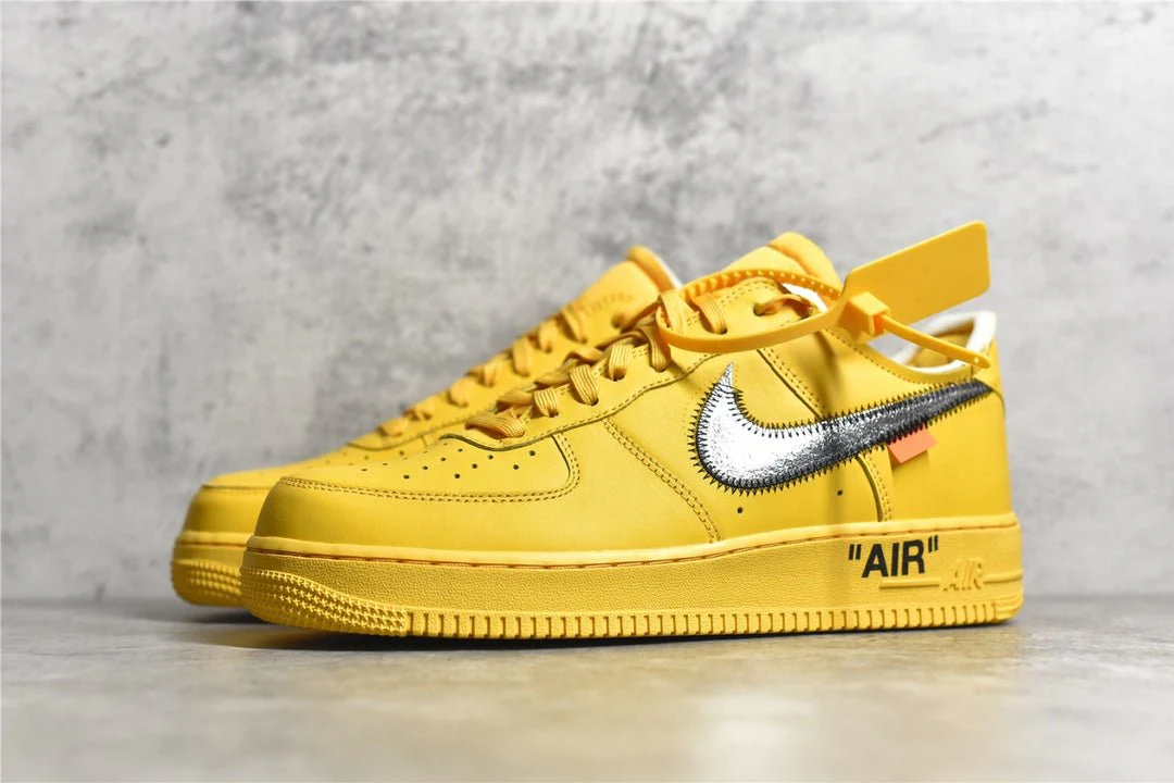 NIKE AIR FORCE 1 x OFF-WHITE ICA UNIVERSITY GOLD - Soul Replicas