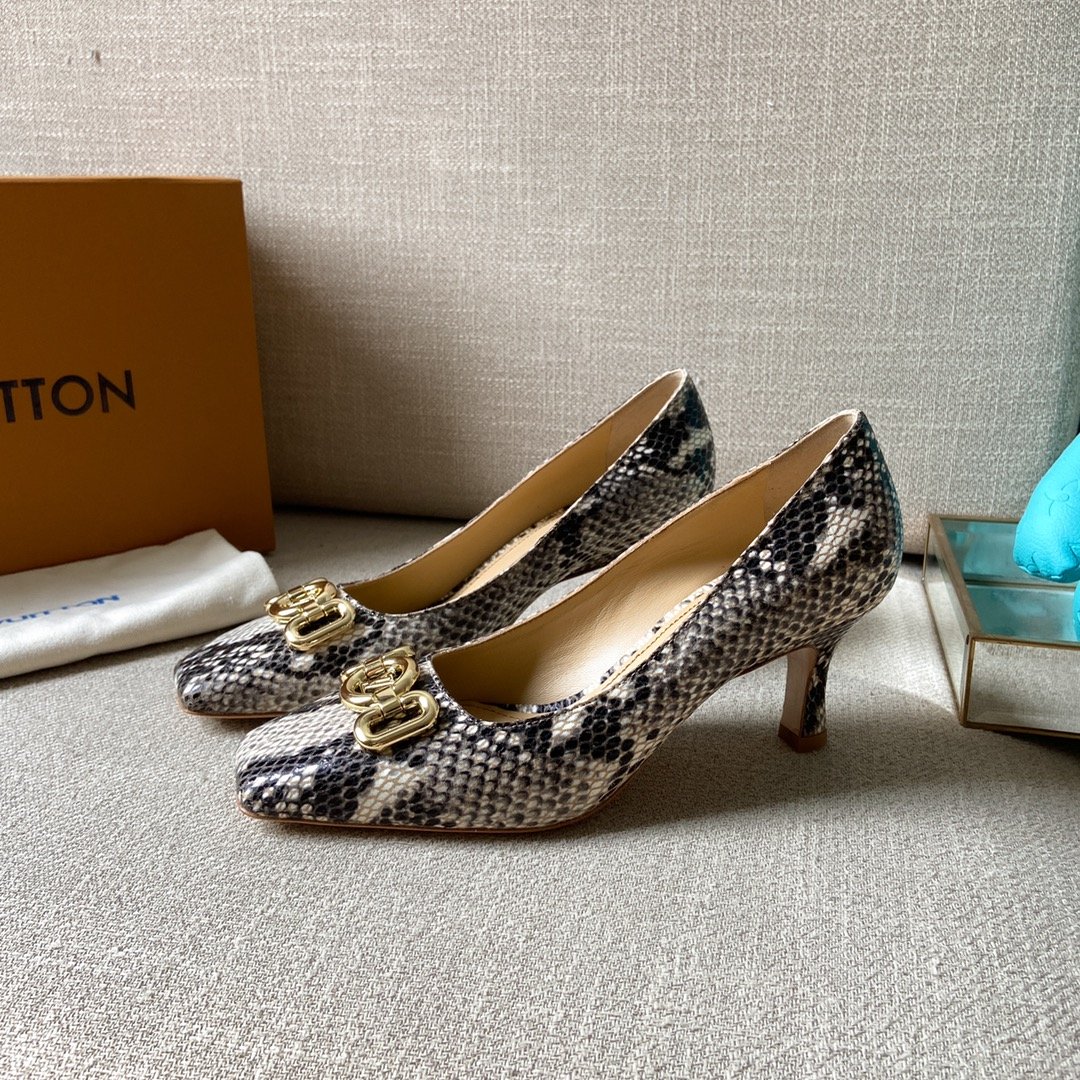 Louis Vuitton Women's Rotary Pump Grey For Women LV - Soul Replicas