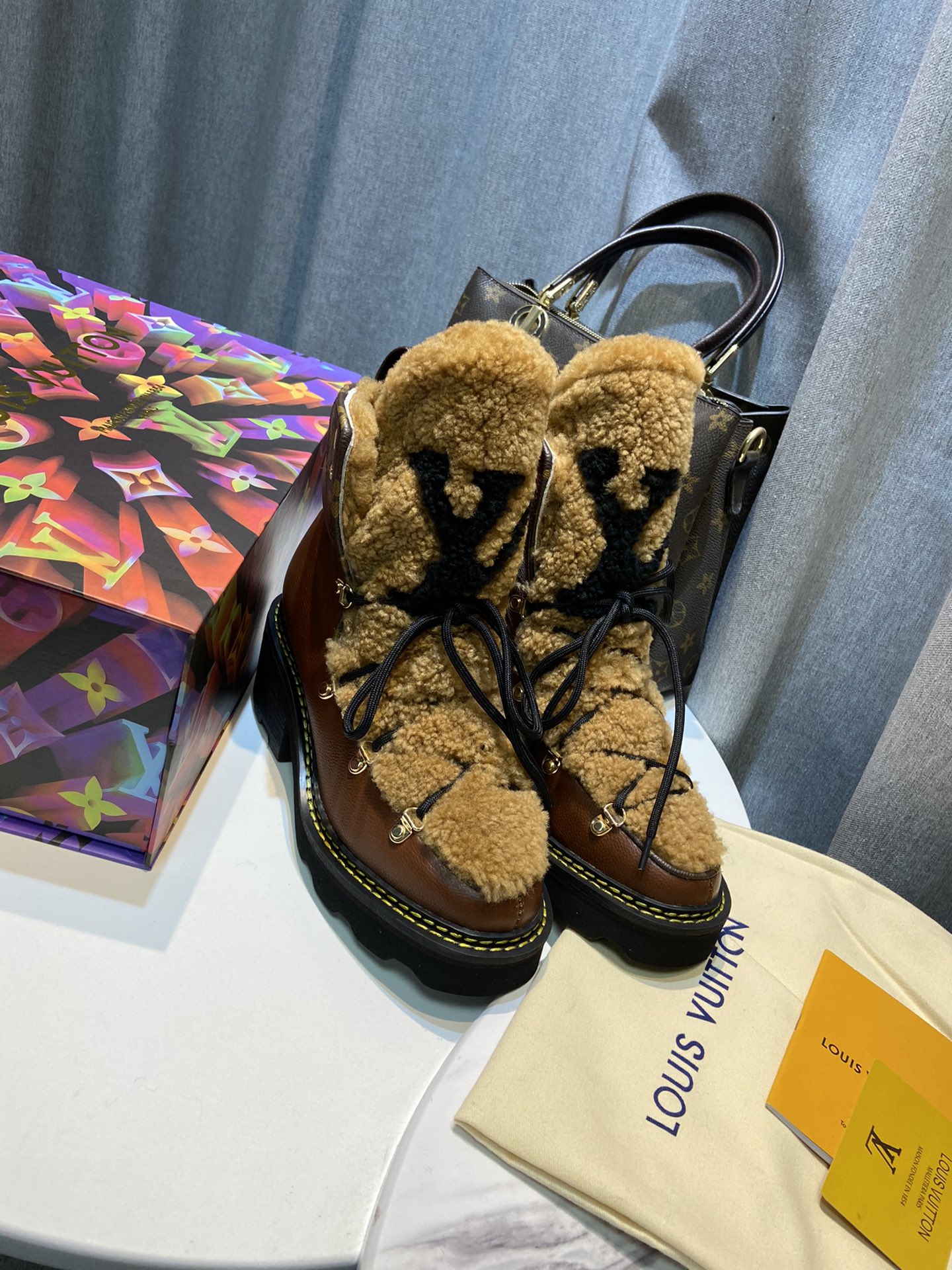 Louis Vuitton Women's Beaubourg Ankle Boot Brown For Women LV - Soul Replicas