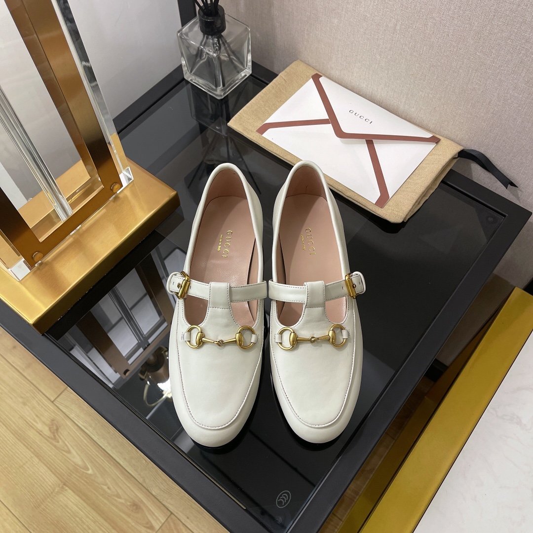 Gucci Jordan Loafer White For Women Gucci - Soul Replicas