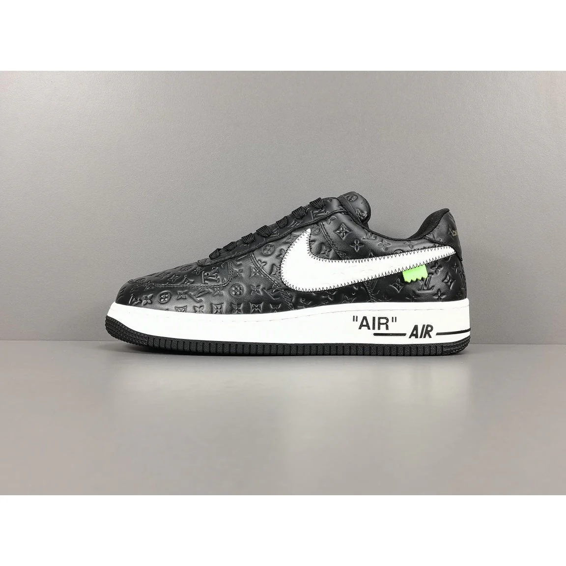 NIKE AIR FORCE 1 x LOUIS VUITTON BLACK - Soul Replicas
