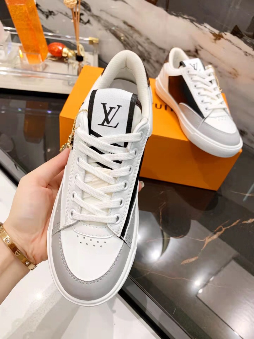 Louis Vuitton Charlie Sneaker Mix Of Recycled And Bio-Based Sustainable Materials Cacao Brown For Women LV 1A9JN8 - Soul Replicas