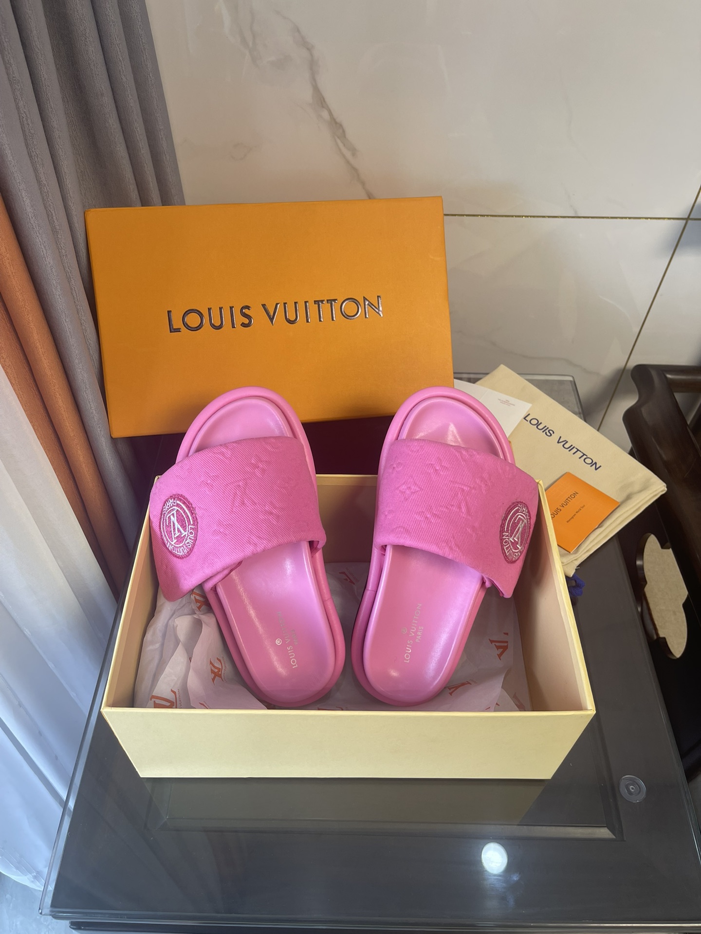 Louis Vuitton Women's Pool Pillow Comfort Mule Pink For Women LV - Soul Replicas