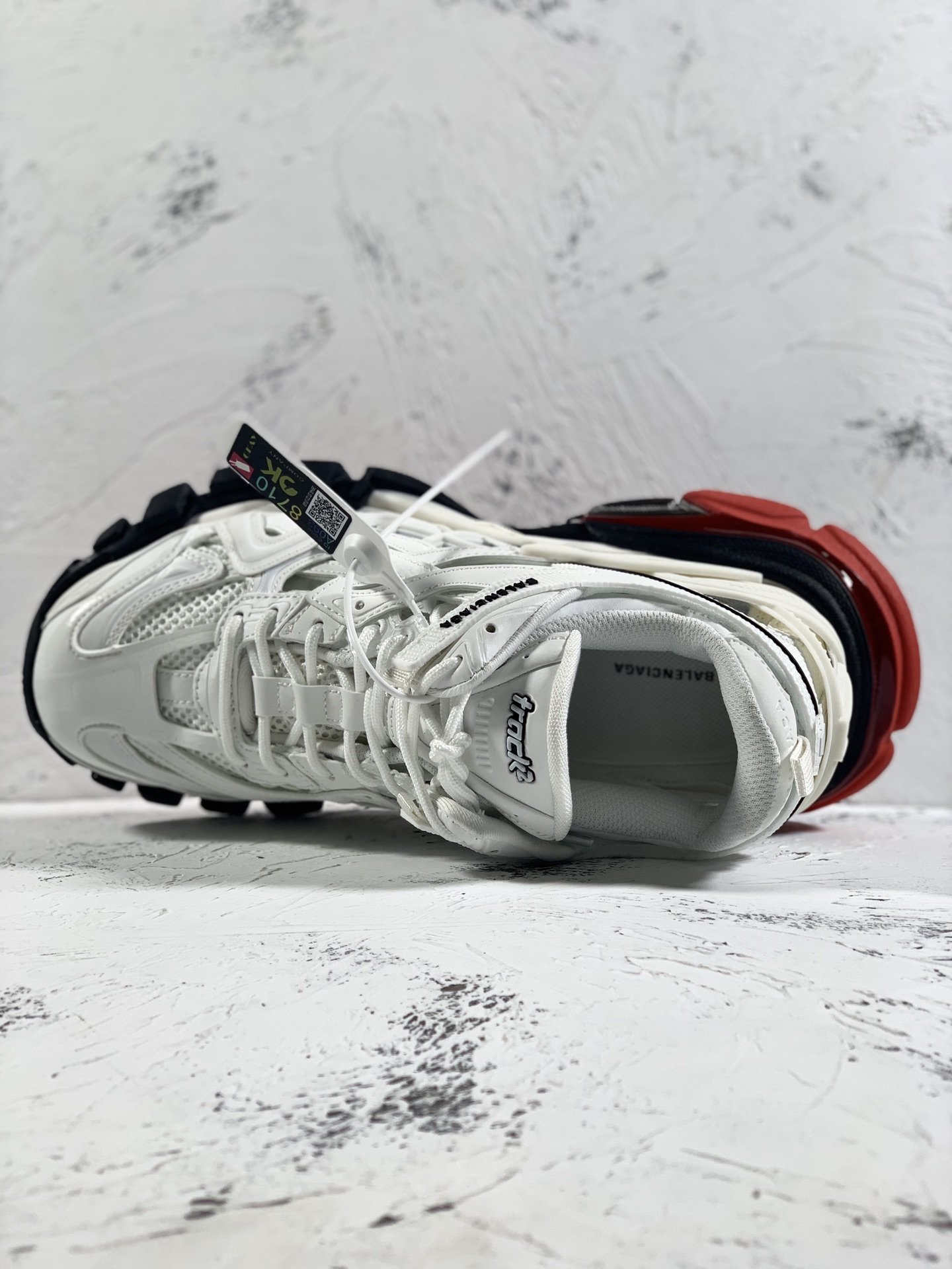 Balenciaga Track.2 Clear Sole Trainers White For Women - Soul Replicas