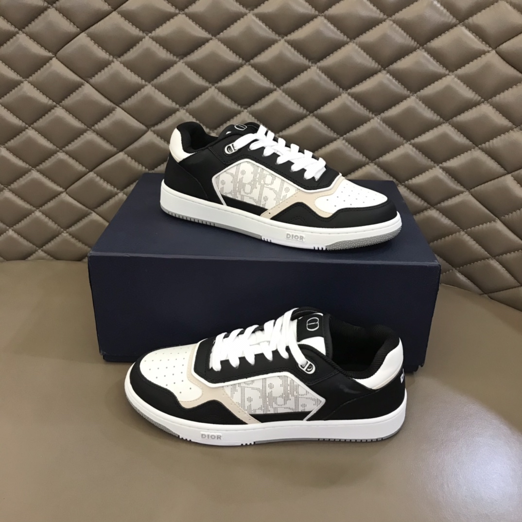 Christian Dior B27 Low-Top Sneaker Black/White For Men CD 3SN272ZIJ_H163 - Soul Replicas