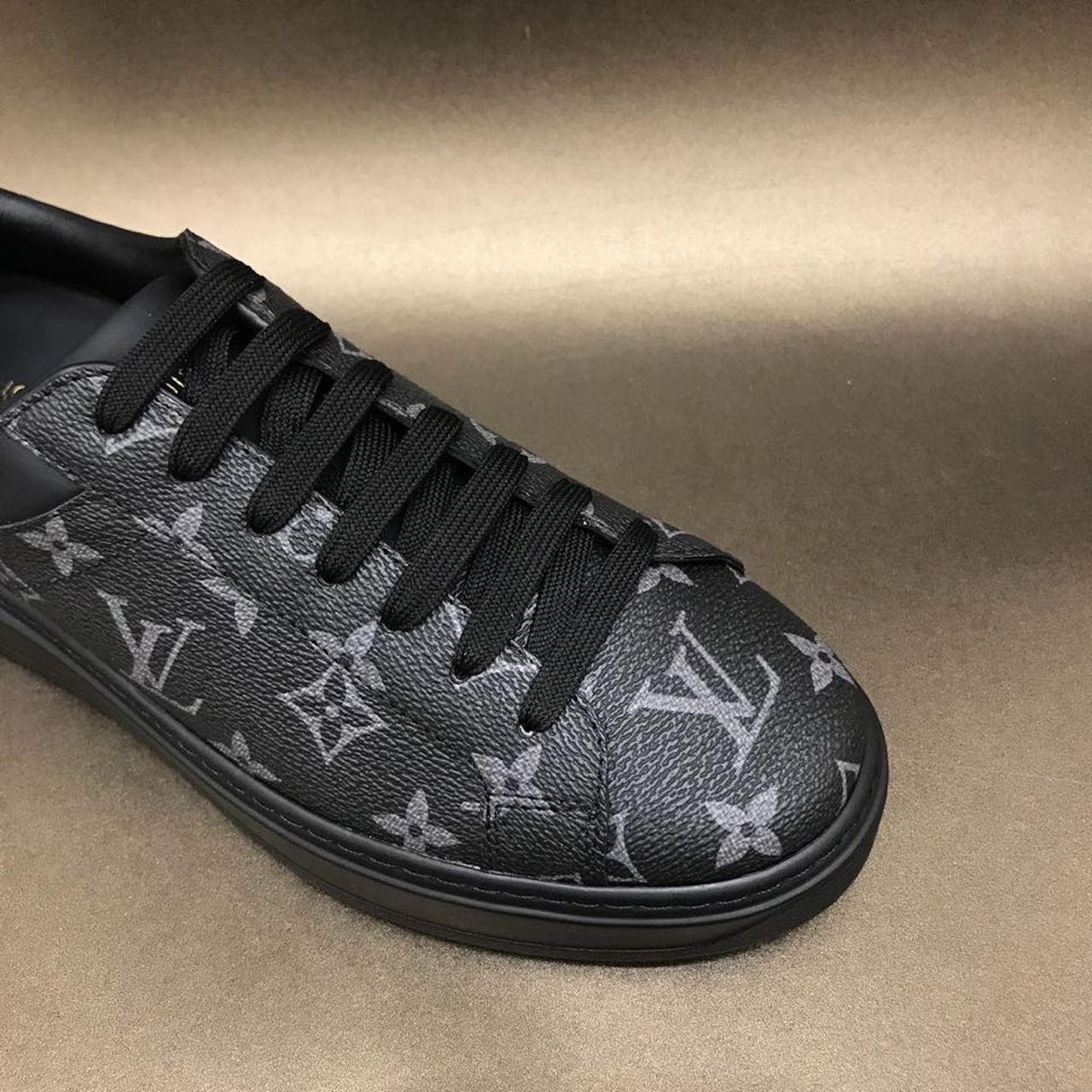Louis Vuitton Time Out Sneakers Black For Women LV - Soul Replicas