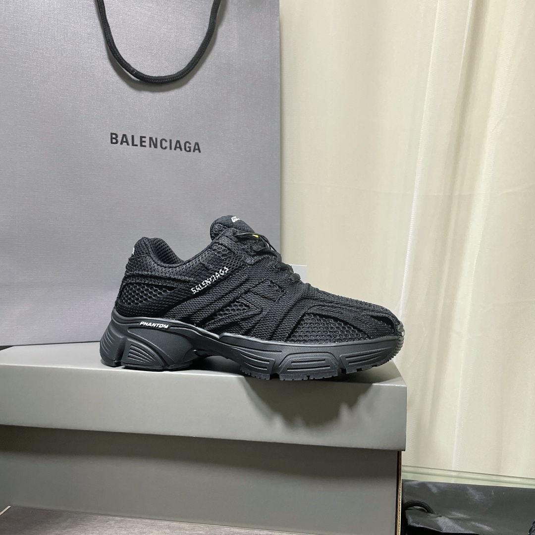 Balenciaga Phantom Trainers Black For Women 678869W2E921000 - Soul Replicas