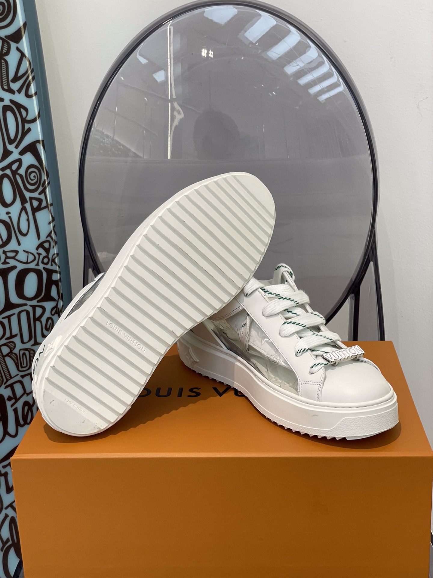 Louis Vuitton Women's Time Out Sneaker Green For Women LV - Soul Replicas