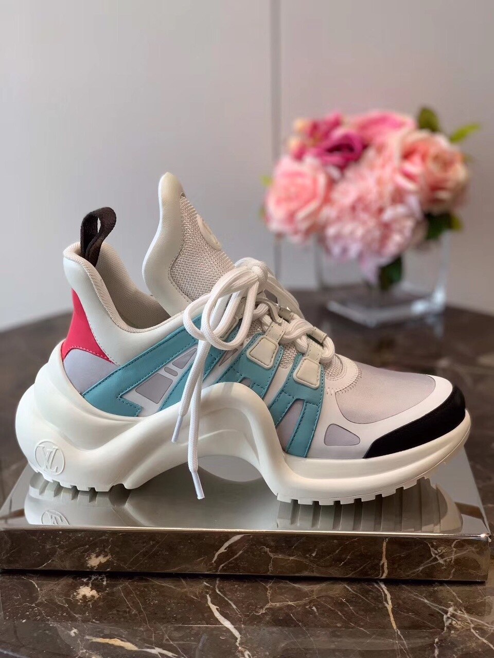 Louis Vuitton LV Archlight Technical Fabrics Light Blue For Women LV 1A7QA8 - Soul Replicas