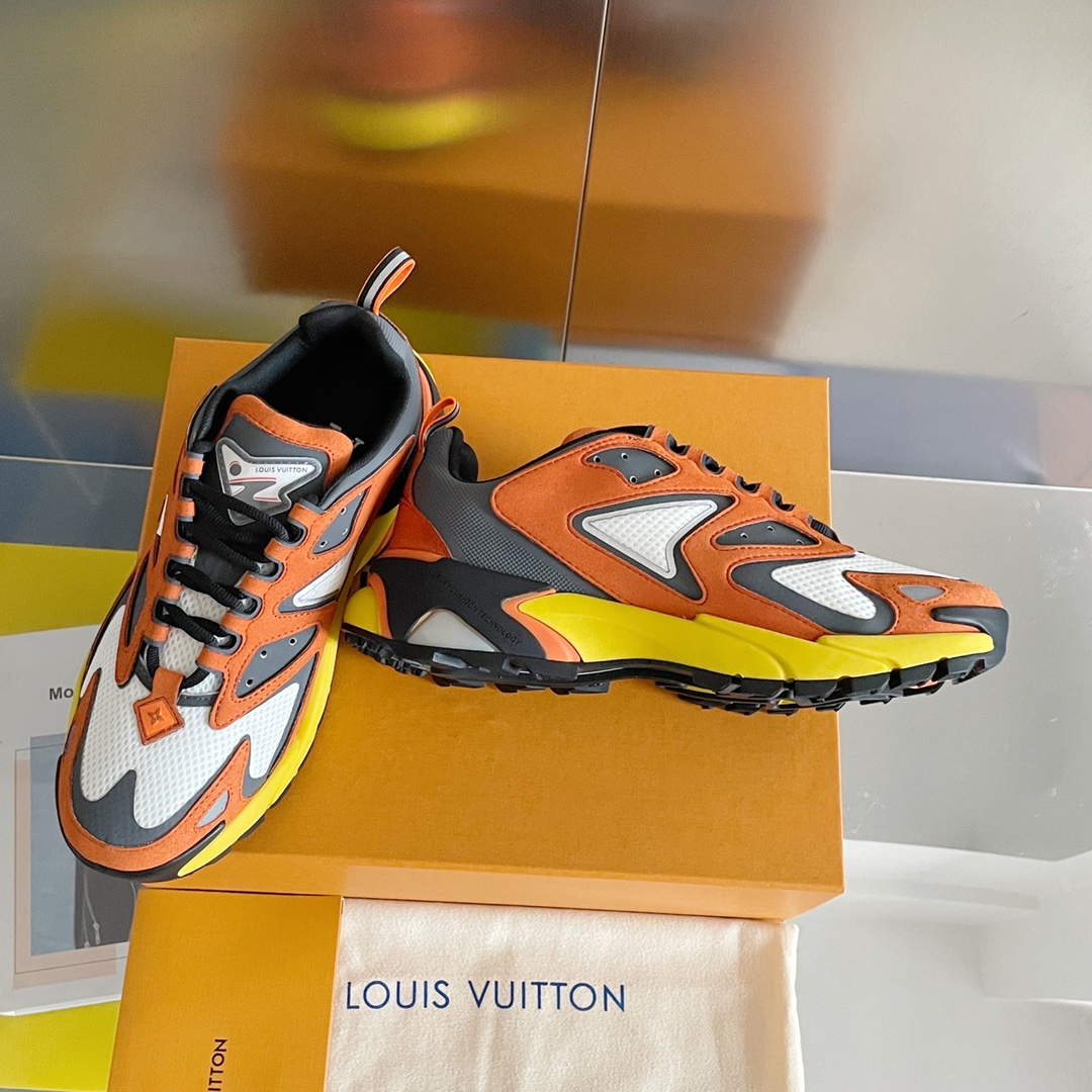 Louis Vuitton Women's LV Runner Tatic Sneaker Orange For Women LV - Soul Replicas