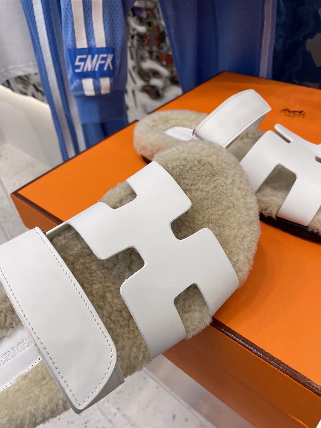 Hermes Chypre Sandal White For Women - Soul Replicas