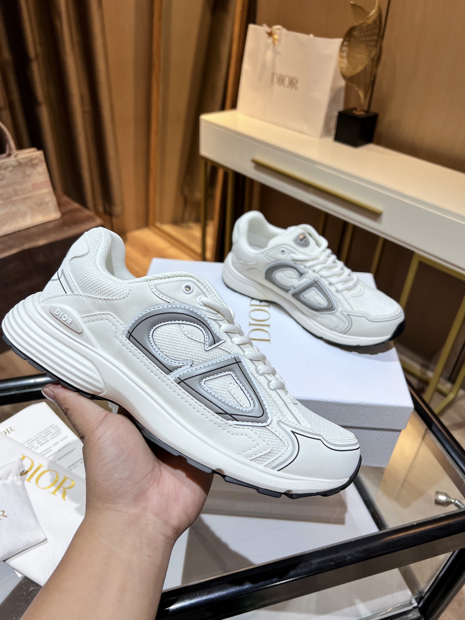 Christian Dior B23 Sneaker White For Men CD - Soul Replicas