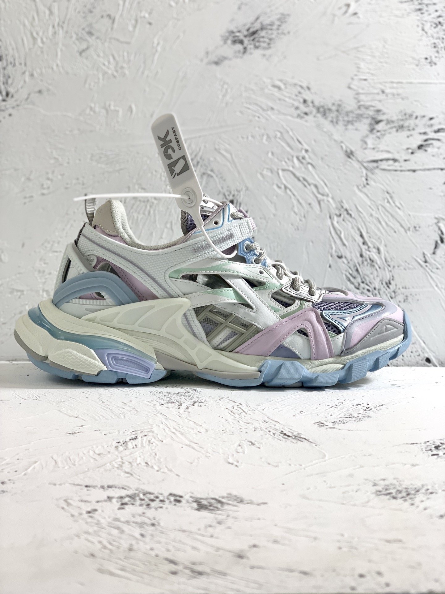 Balenciaga Track.2 Clear Sole Trainers Multicolour For Women - Soul Replicas