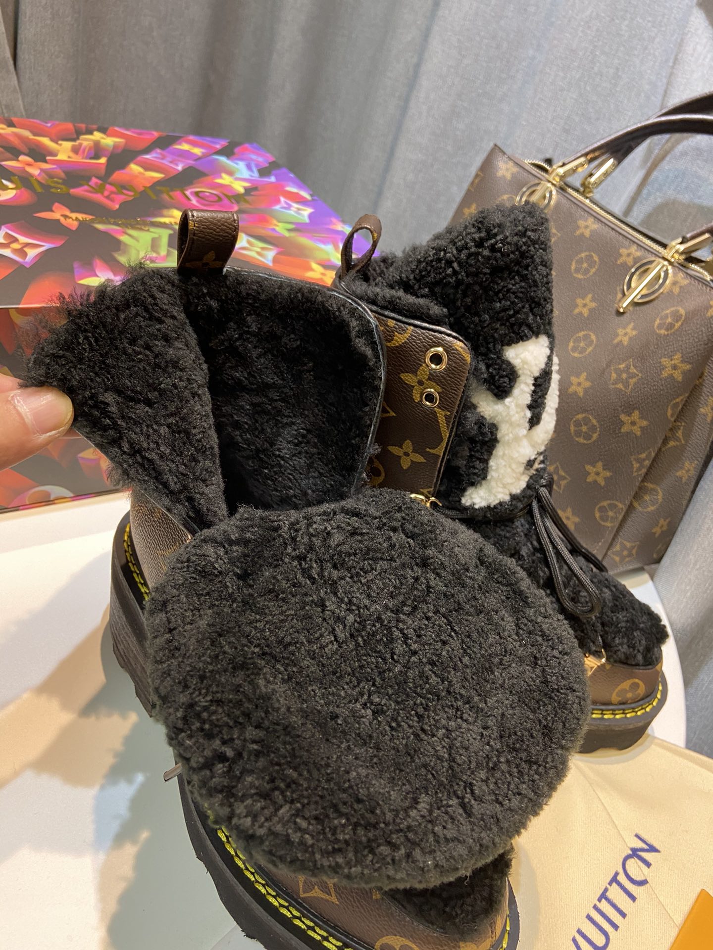 Louis Vuitton Women's Beaubourg Ankle Boot Black For Women LV - Soul Replicas