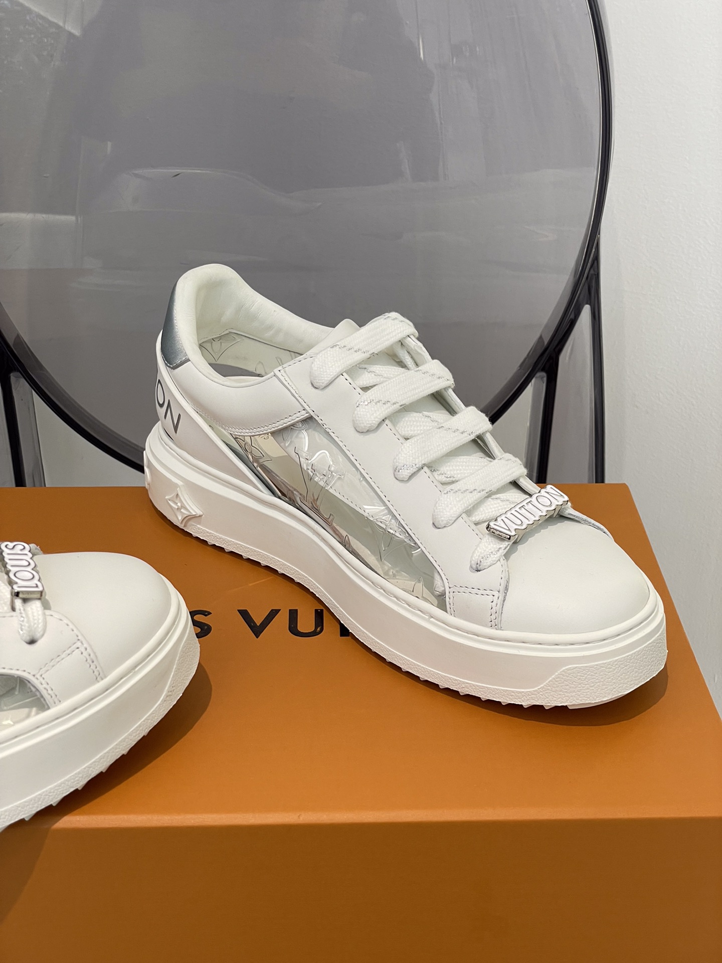 Louis Vuitton Women's Time Out Sneaker Sliver For Women LV - Soul Replicas