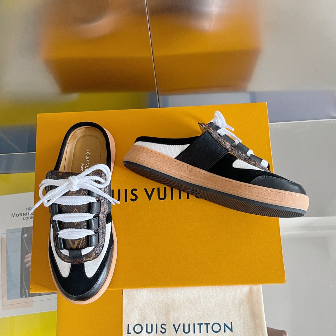 Louis Vuitton Women's Lous Sneakers Beige For Women LV - Soul Replicas