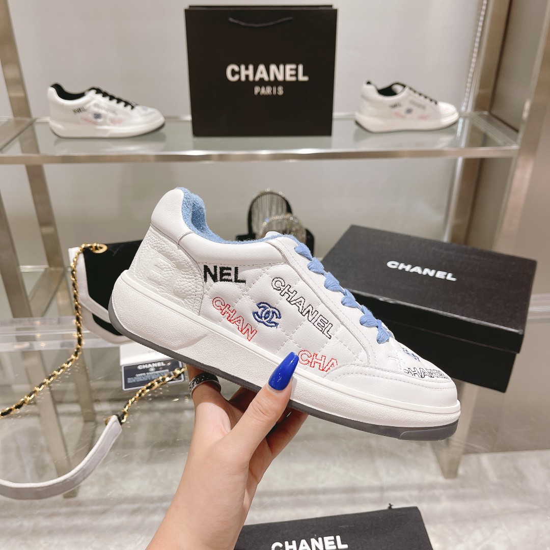Chanel Women's Sneakers Blue For Women - Soul Replicas
