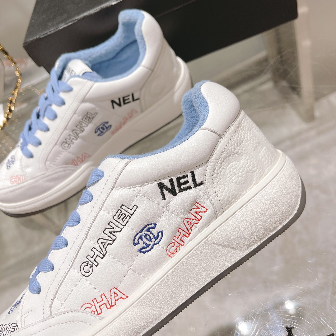 Chanel Women's Sneakers Blue For Women - Soul Replicas